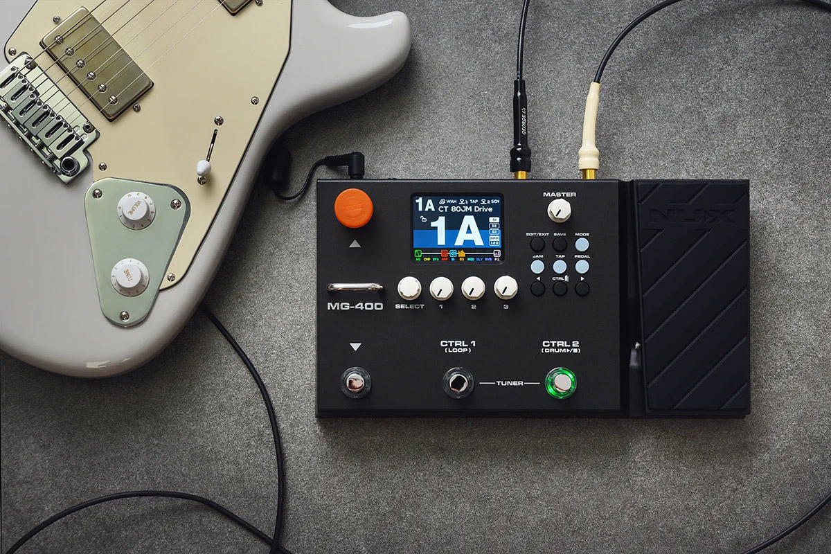 ギター NUX MG-400 NuX MG-400 Multi Effects Guitar & Bass Pedal – Mainstagemusic