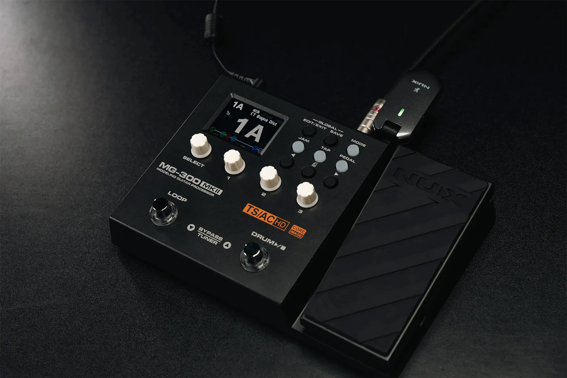 ギター nux mg300 Nux MG-300 Modeling Guitar Processor Guitar amp modeling